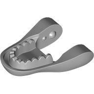 Animal Body Part, Dinosaur, Brachiosaurus Lower Jaw with Teeth [Plain] (Light Bluish Gray)