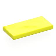 Tile 2 x 4 with Groove (Vibrant Yellow)