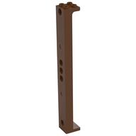 Support 2 x 2 x 13 with 5 Pin Holes (Reddish Brown)