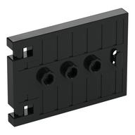 Door 1 x 5 x 3 with 3 Studs and Handle (Black)