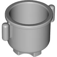 Duplo Kettle with Closed Handles 2 x 2 x 1.5 (Light Bluish Gray)