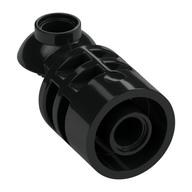 Brick Round 2 x 2 D. Tube with Rotation Joint Ball Half (Black)
