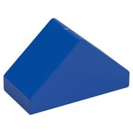 Duplo Brick 4 x 2 Double Slope 45° (Blue)