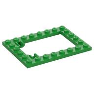 Plate Special 6 x 8 Trap Door Frame Horizontal [Long Pin Holders] (Bright Green)