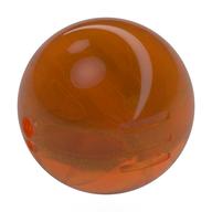 Sphere with Opal Trans-Clear Core (Trans-Orange)