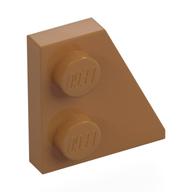 Wedge Plate 2 x 2 Right (Medium Nougat)