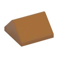 Brick Sloped 45° 2 x 2 Double (Medium Nougat)