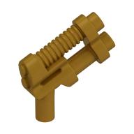 Weapon Gun / Pistol Two Barrel, 10 Ribs (Pearl Gold)