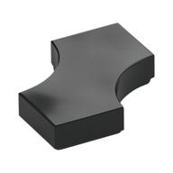 Tile Special 2 x 2 with 2 Quarter Round Cutouts (Black)