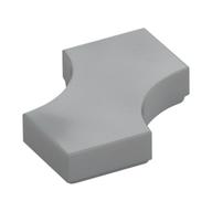 Tile Special 2 x 2 with 2 Quarter Round Cutouts (Light Bluish Gray)