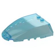 Windscreen 6 x 7 x 1 1/3 (Trans-Light Blue)