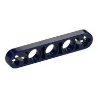 Technic Beam 1 x 5 Thin with Axle Holes on Ends (Dark Blue)