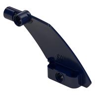 Technic Panel Curved 5 x 7 Parallelogram Right (Dark Blue)