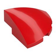 Brick Round Corner, Curved 3 x 3 x 1 Quarter Circle (Red)