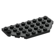 Wedge Plate 4 x 8 Cut Corners (Black)