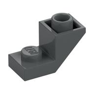 Brick Sloped Inverted 45° 2 x 1 with 2/3 Cutout (Dark Bluish Gray)