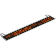 Banner, 'WHEN DINOSAUR RULED THE EARTH' Print (Trans-Clear)