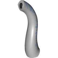 Animal Body Part, Dinosaur, Brachiosaurus Neck with Sand Blue Markings Print (Light Bluish Gray)