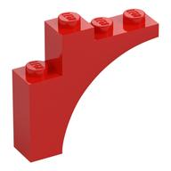 Brick Arch 1 x 4 x 3 (Red)
