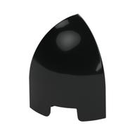 Brick Round Curved 1 x 1 x 1 1/3 Quarter Dome (Black)