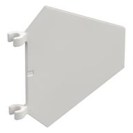 Flag 5 x 6 Hexagonal with U Clips (White)