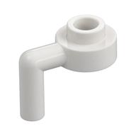 Plate Special Round 1 x 1 with Vertical Bar (White)
