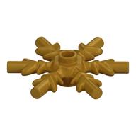 Snowflake / Star 4 x 4 (Pearl Gold)