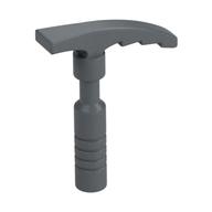 Tool Ice Axe [3-Rib Handle] (Flat Silver)