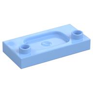 Duplo Tile 2 x 4, Sink (Bright Light Blue)