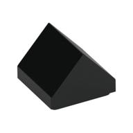 Brick Sloped Double 45° 1 x 1 (Black)