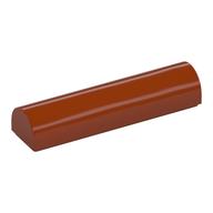 Brick Curved 1 x 4 x 2/3 Double, No Studs (Dark Orange)