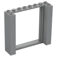 Door Frame Double 2 x 8 x 6 (Light Bluish Gray)