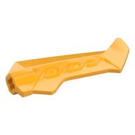 Fin Jagged with Axle Hole (Bright Light Orange)