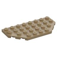 Wedge Plate 4 x 8 Cut Corners (Dark Tan)