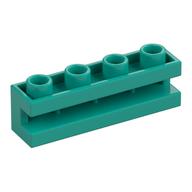 Brick Special 1 x 4 with Groove (Dark Turquoise)