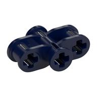 Technic Axle Connector 2 x 3 Quadruple (Dark Blue)
