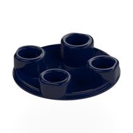 Plate Round 2 x 2 with Rounded Bottom [Boat Stud] (Dark Blue)