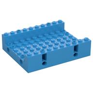 Brick Special 8 x 10 x 2 with 6 x 10 Recessed, Pin Holes (Dark Azure)