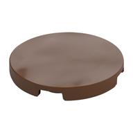 Tile Round 3 x 3 (Reddish Brown)