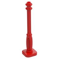Lamp Post 2 x 2 x 7 with 4 Base Flutes (Red)