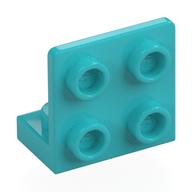 Bracket 1 x 2 - 2 x 2 Inverted (Medium Azure)