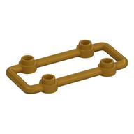 Lattice 3 x 6 Module with Studs (Pearl Gold)