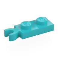Plate Special 1 x 2 with Clip Vertical on End (Medium Azure)