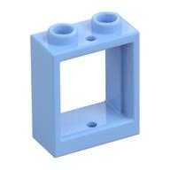 Window 1 x 2 x 2 Flat Front (Bright Light Blue)