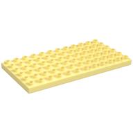 Duplo Plate 6 x 12 (Bright Light Yellow)
