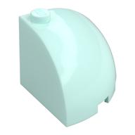 Brick Round Corner 3 x 3 x 2 Dome Top (Light Aqua)