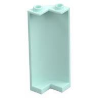 Cylinder Quarter 2 x 2 x 5 (Wall) (Light Aqua)