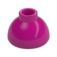 Brick Round 1.5 x 1.5 Dome Top [Plain] (Magenta)