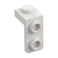 Bracket 1 x 1 - 1 x 2 (White)