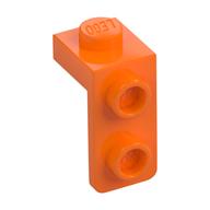 Bracket 1 x 1 - 1 x 2 (Orange)